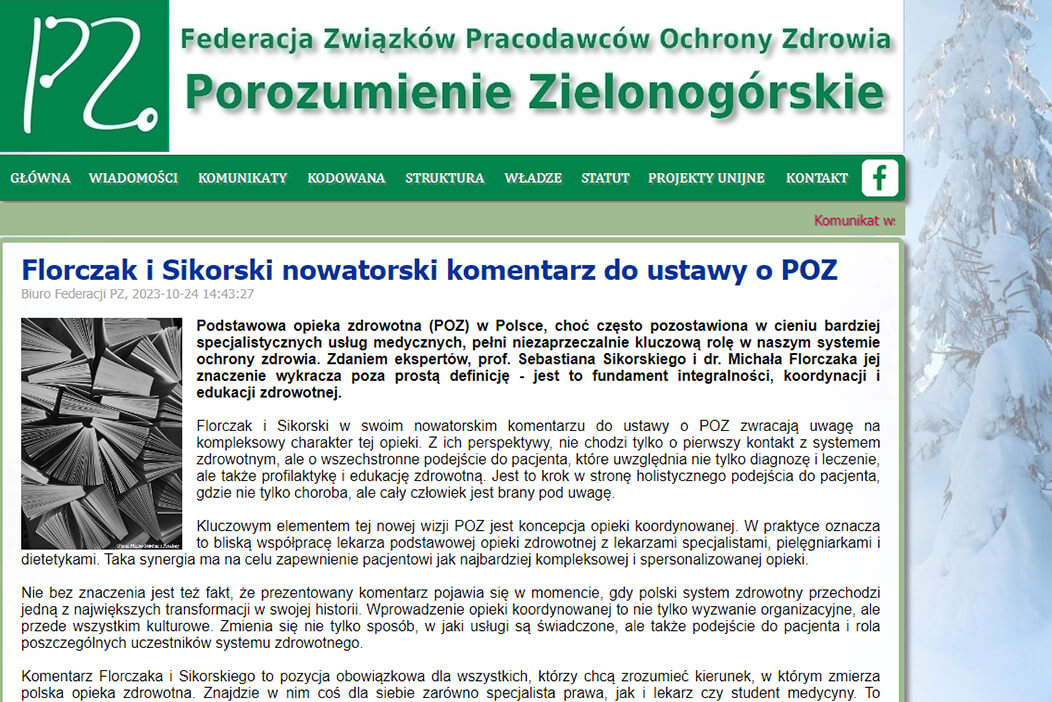 Florczak i SIkorski nowatorski komentarz do ustawy o POZ_FPZ
